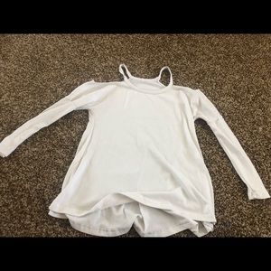 A white long sleeved shirt